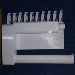 Decorated Toilet Roll Holder.